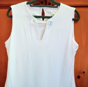 Calvin Klein sleeveless blouse